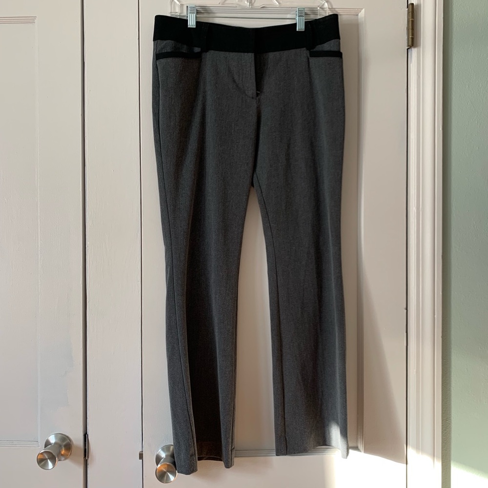 New York & Company Dress Pants Gray and Black